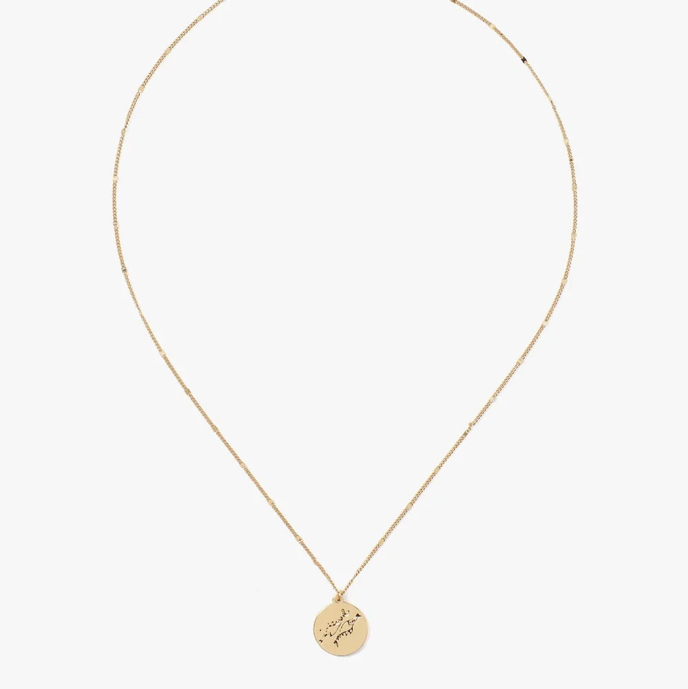 NEW Kate Spade Pisces Pendant in Gold